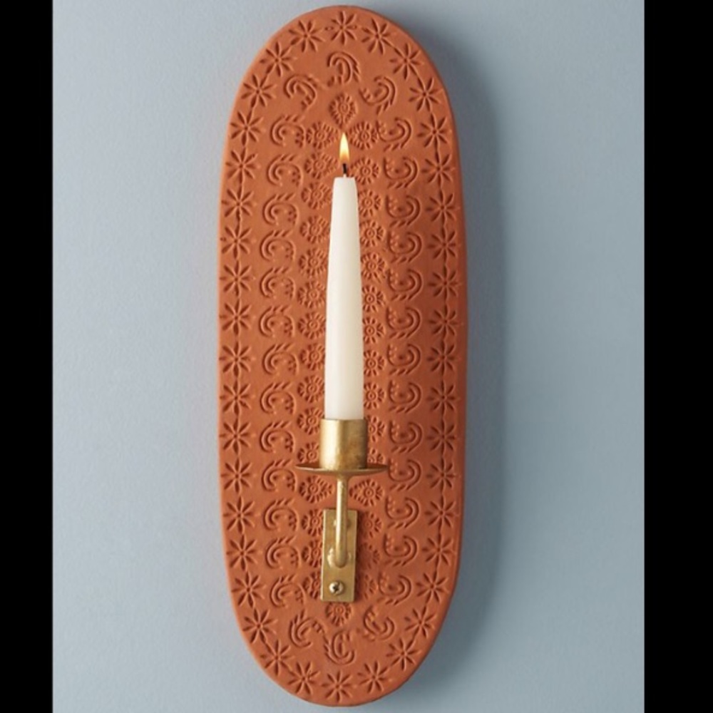 ISO Anthropologie Terracotta Sconces